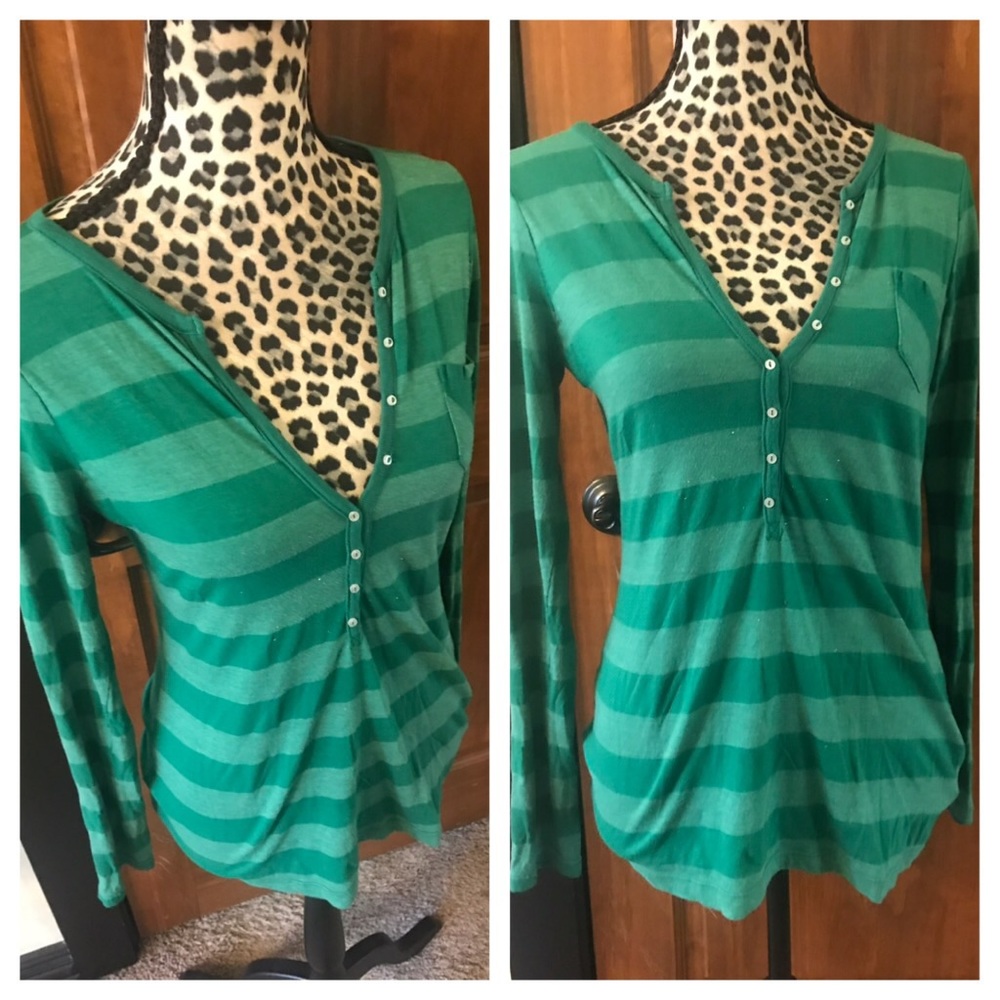Striped green splendid shirt